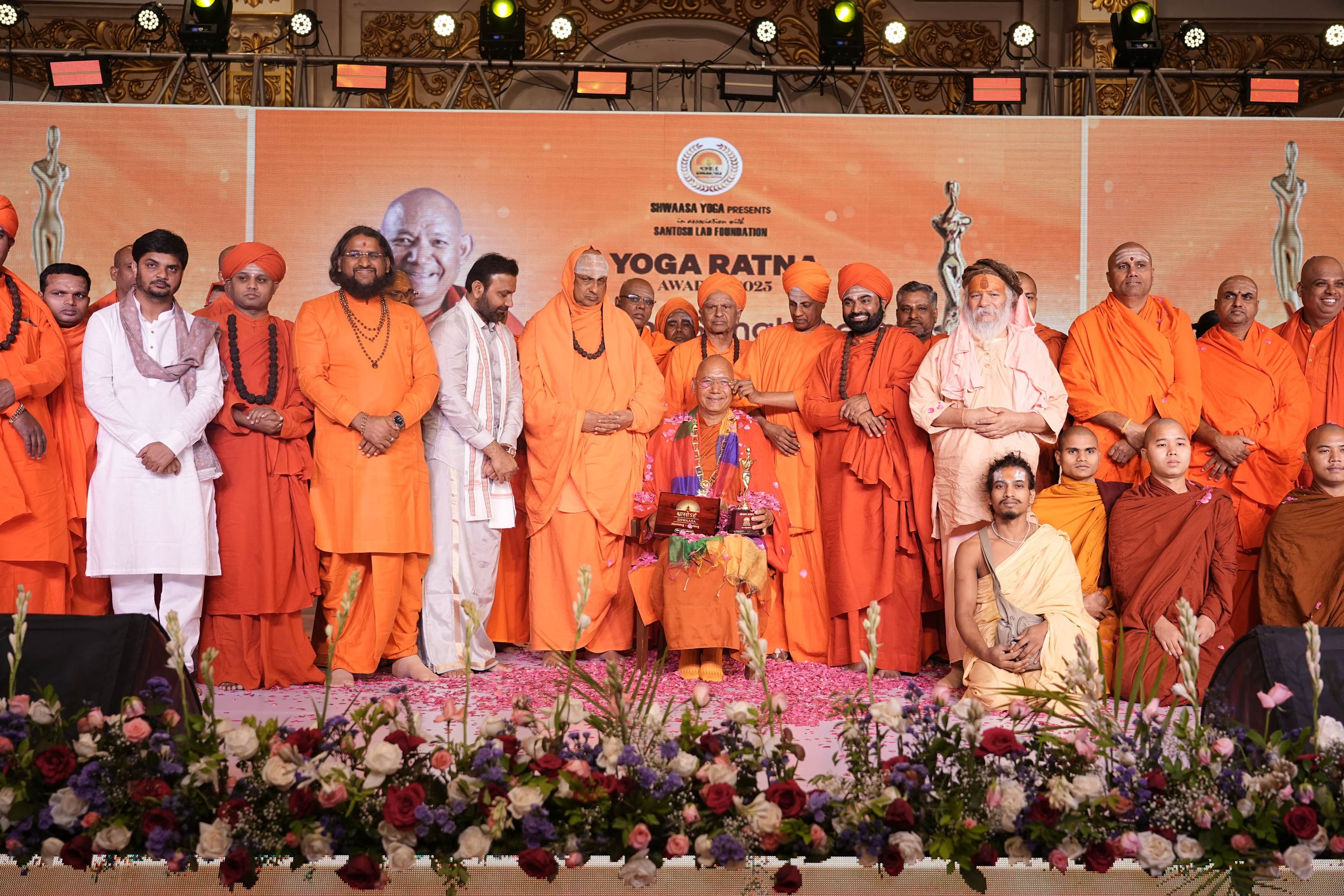 Yoga Ratna Awards- Santosh Lad Honours Excellence and Dedication in Yoga.